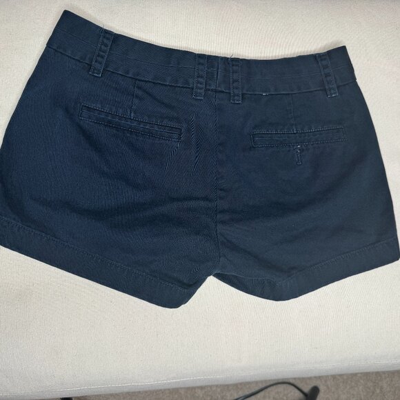 J. Crew Size 0, 3" Navy Chino Shorts - Picture 3 of 5
